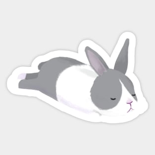 Sleeping Bunny Sticker